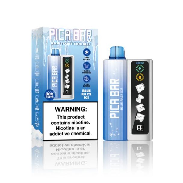 PICA BAR Tuning Adjustable Coolness 30,000 Puffs Disposable Kit Blue Razz Ice