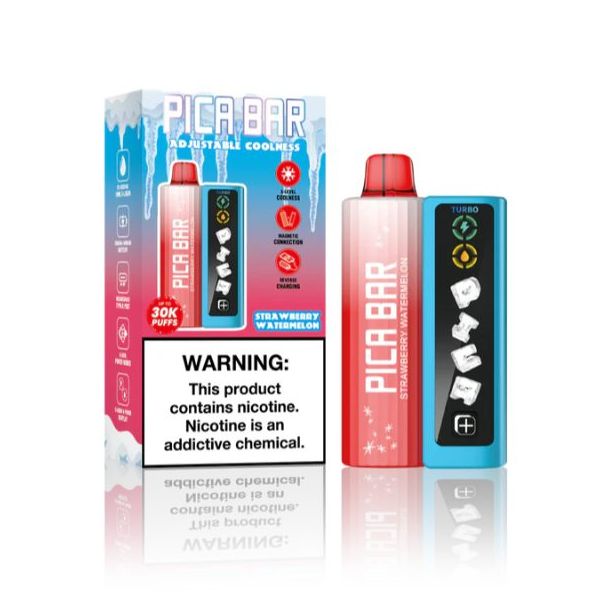 PICA BAR Tuning Adjustable Coolness 30,000 Puffs Disposable Kit Strawberry Watermelon