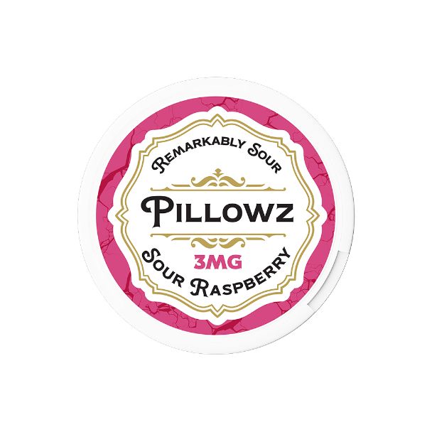 Pillowz Nicotine Pouches Sour Raspberry