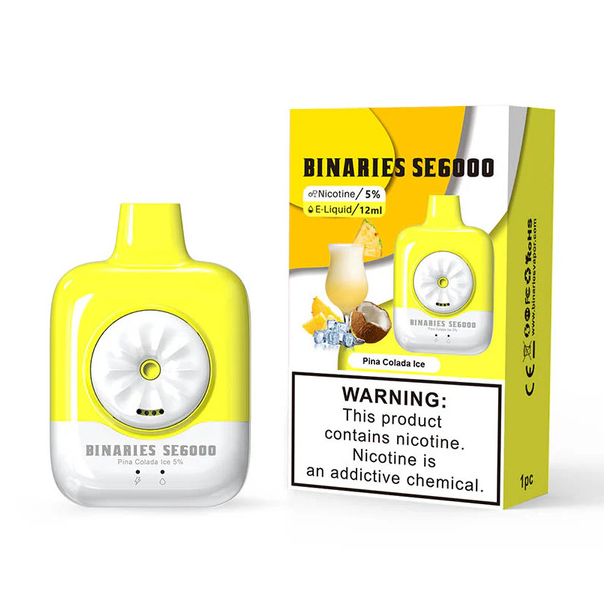 Best Deal HorizonTech Binaries Cabin SE6000 Puffs Disposable - Pina Colada Ice