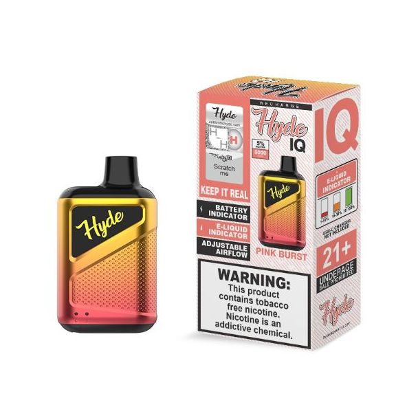 Pink Burst Hyde IQ 5000 Puffs Disposable