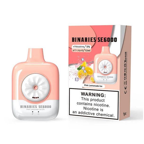 Best Deal HorizonTech Binaries Cabin SE6000 Puffs Disposable - Pink Lemonade Ice
