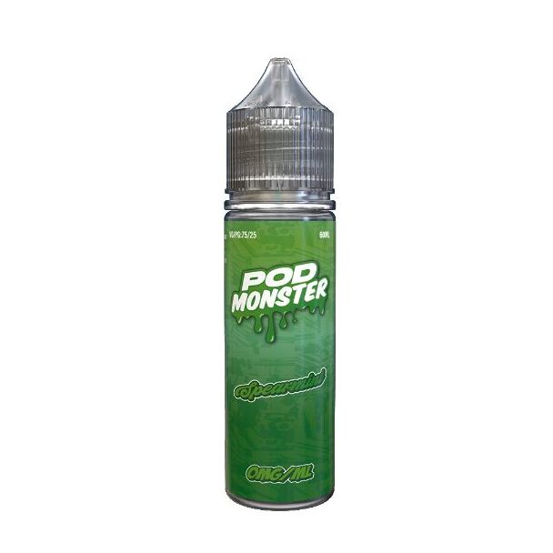 Pod Monster by Jam Monster Series E-Liquid 60mL (Freebase) Spearmint
