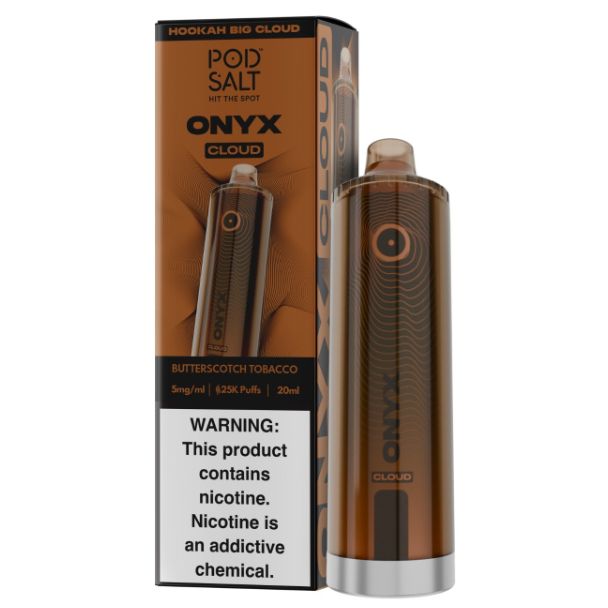 Pod Salt Onyx 25,000 Puffs Disposable Butterscotch Tobacco