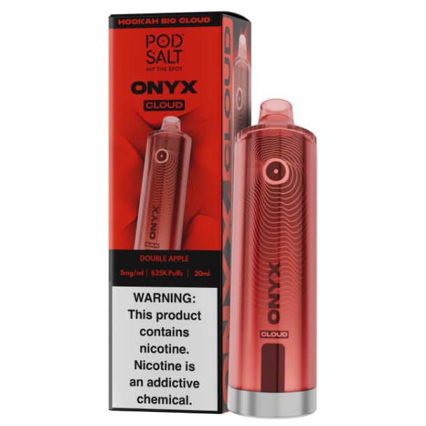 Pod Salt Onyx 25,000 Puffs Disposable Double Apple