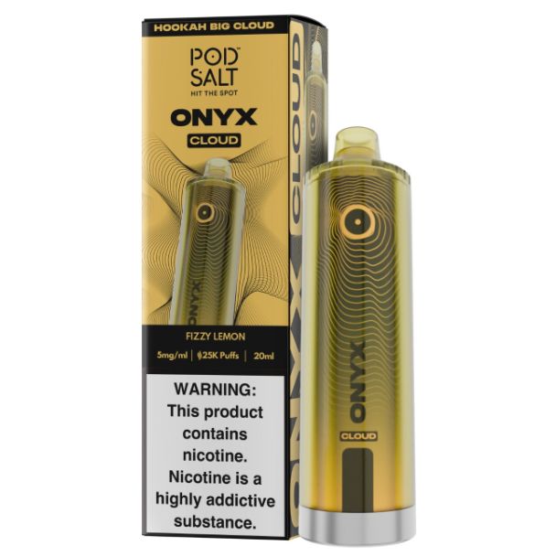Pod Salt Onyx 25,000 Puffs Disposable Fizzy Lemon