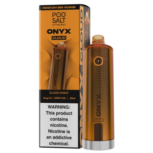 Pod Salt Onyx 25,000 Puffs Disposable Glazed Donut