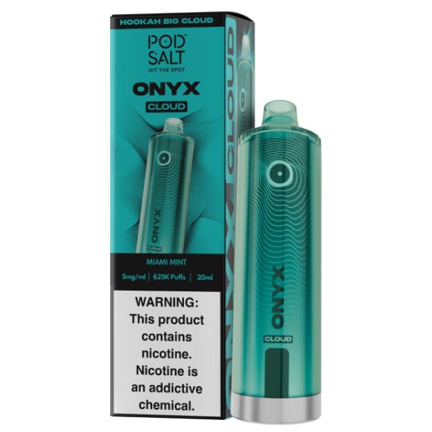 Pod Salt Onyx 25,000 Puffs Disposable Miami Mint