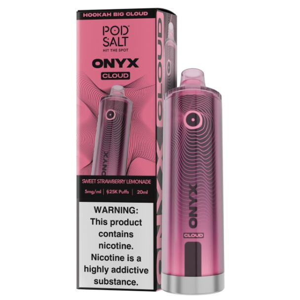 Pod Salt Onyx 25,000 Puffs Disposable Sweet Strawberry Lemonade