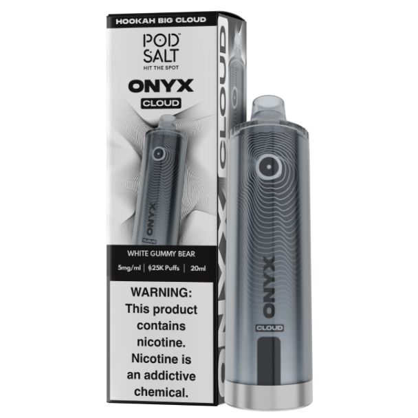Pod Salt Onyx 25,000 Puffs Disposable White Gummy Bear