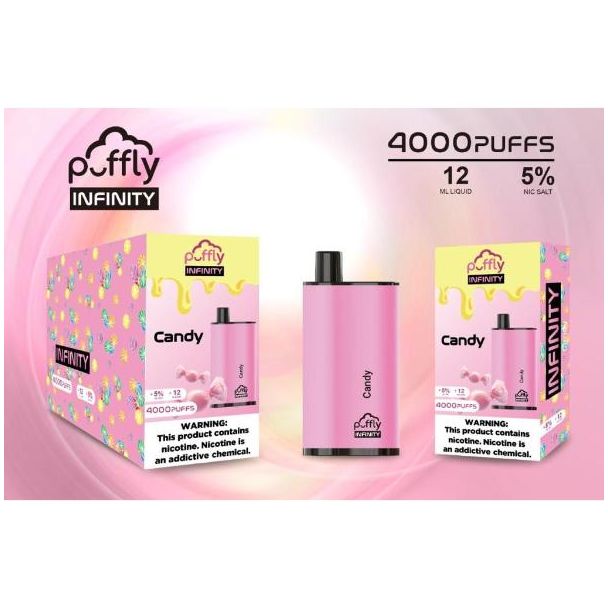 Candy Puffly Infinity 4000 Puffs Disposable 5-Pack Bulk Deal!