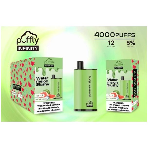 Watermelon Slushy Puffly Infinity 4000 Puffs Disposable 5-Pack Best Price!