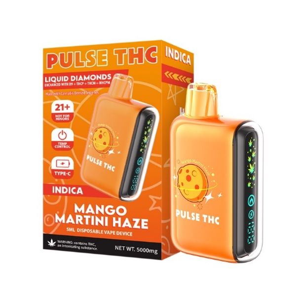 Pulse THC-A Liquid Diamonds Disposable 5G - Mango Martini Haze