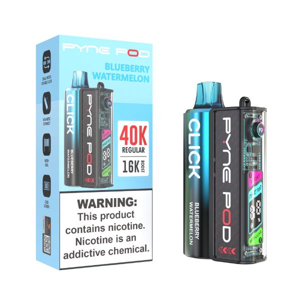 Pyne Pod Click 40,000 Puffs Disposable Blueberry Watermelon