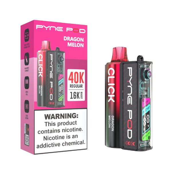 Pyne Pod Click 40,000 Puffs Disposable Dragonmelon