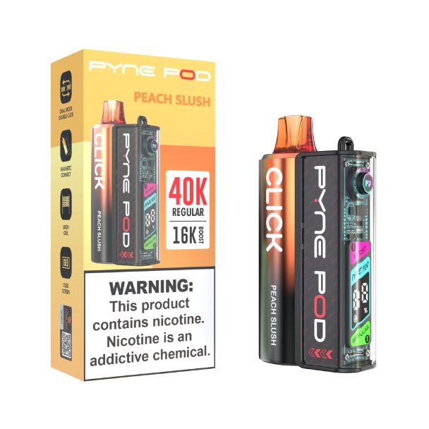 Pyne Pod Click 40,000 Puffs Disposable Peach Slush