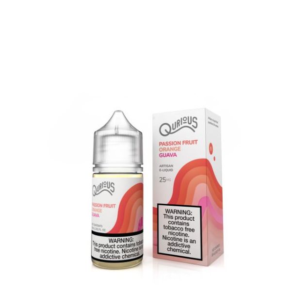 Passion Fruit Orange Guava Qurious Synthetic Salt E-Liquid
