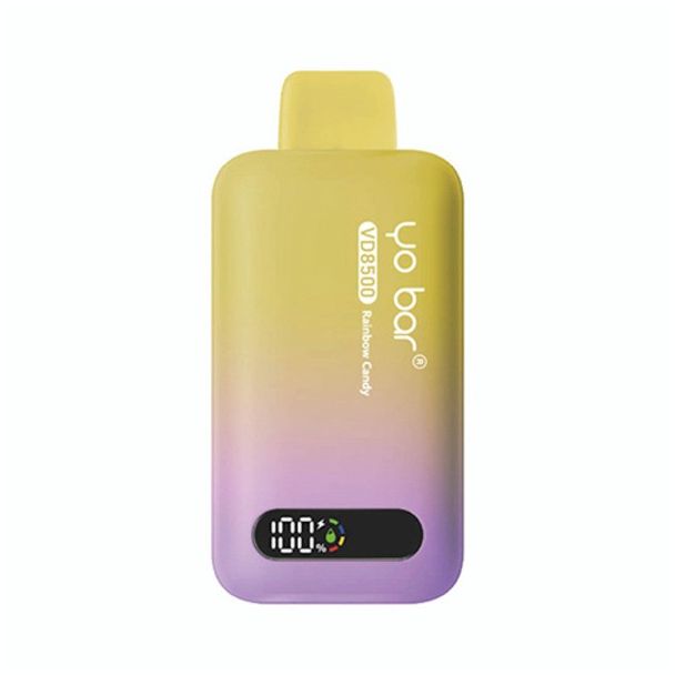 Yo Bar 8500 Puffs Disposable Vape 16mL - Rainbow Candy
