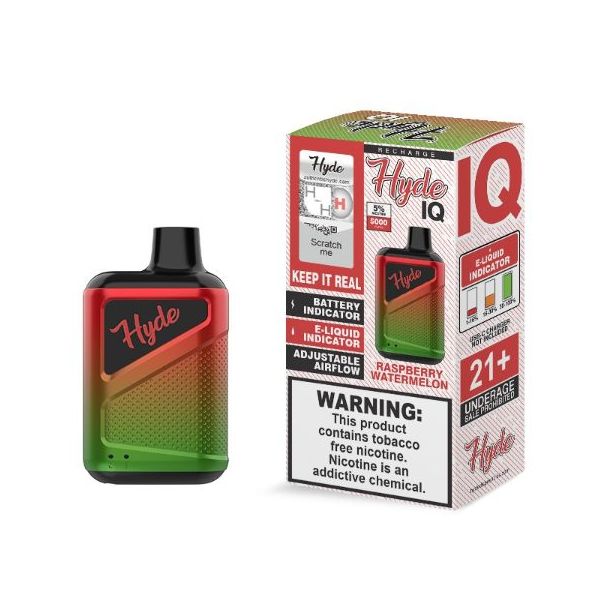 Raspberry Watermelon Hyde IQ 5000 Puffs Disposable