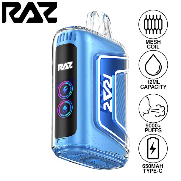 RAZ TN9000 9000 Puffs Disposable Blue Raz Ice