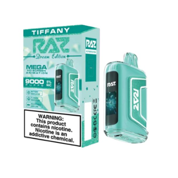 RAZ TN9000 9000 Puffs Disposable Tiffany