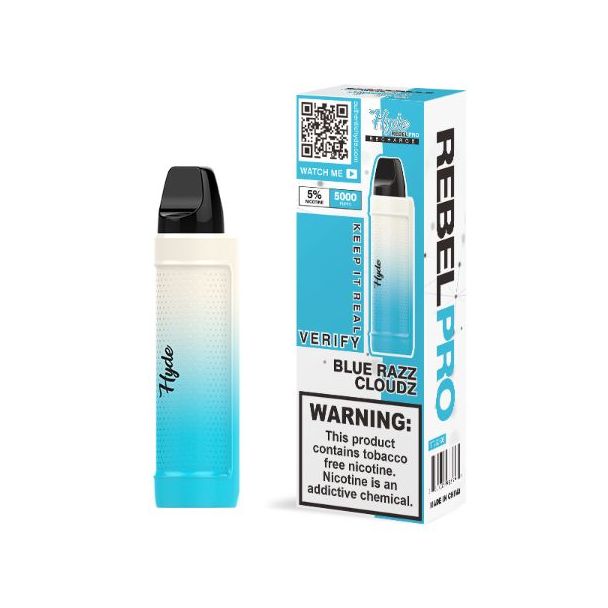 Blue Razz Cloudz Hyde Rebel PRO Disposable 10-Pack