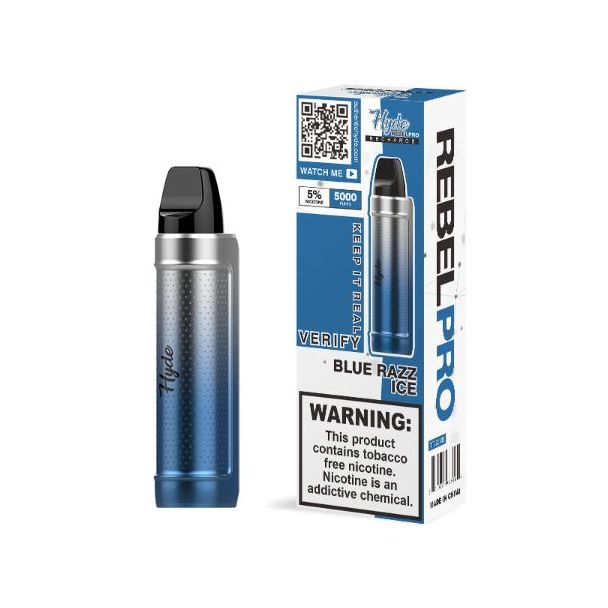 Blue Razz Ice Hyde Rebel PRO Disposable 10-Pack