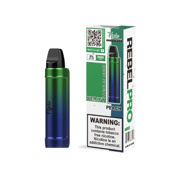 Peach Hyde Rebel PRO 5000 Puffs Single Disposable