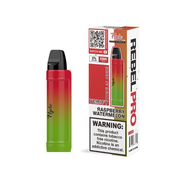 Raspberry Watermelon Hyde Rebel PRO 5000 Puffs Single Disposable