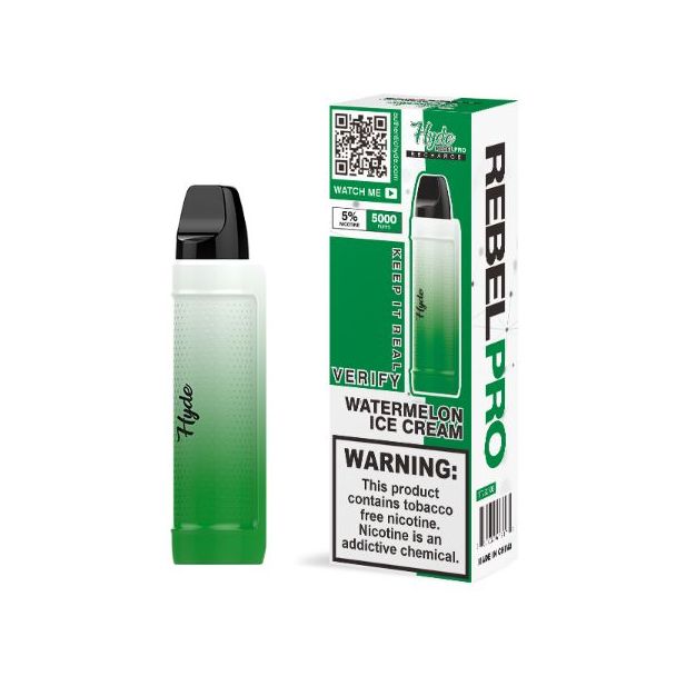Watermelon Ice Cream Hyde Rebel PRO 5000 Puffs Single Disposable