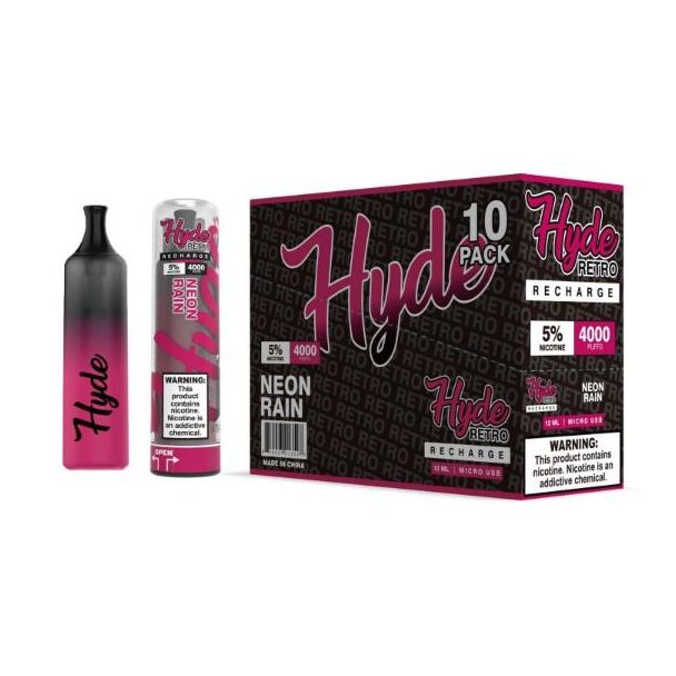 Neon Rain Hyde Retro Recharge Disposable 10-Pack