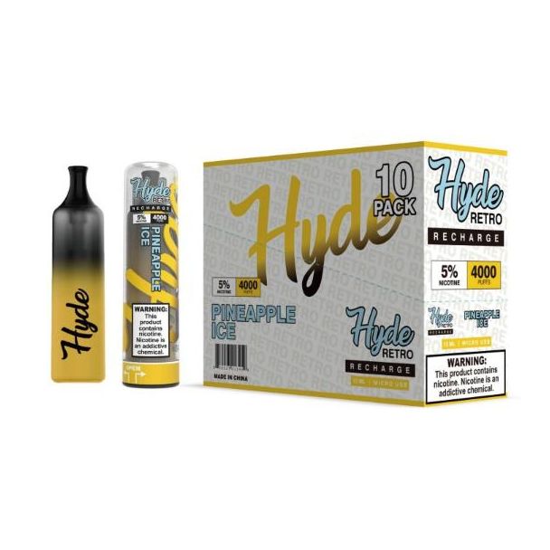 PIneapple Ice Hyde Retro Recharge Disposable 10-Pack