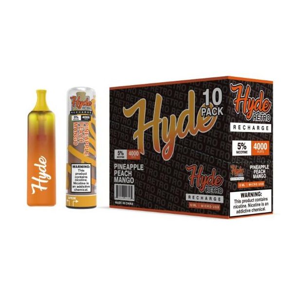 Pineapple Peach Mango Hyde Retro Recharge Disposable 10-Pack