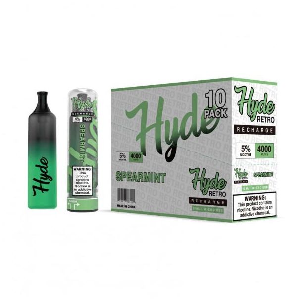 Spearmint Hyde Retro Recharge Single Disposable