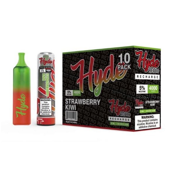 Strawberry Kiwi Hyde Retro Recharge Single Disposable Ejuices Wholesale Price!