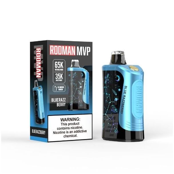 RODMAN MVP 65K Puffs Disposable - Texas Compliant Edition Blue Razz Berry
