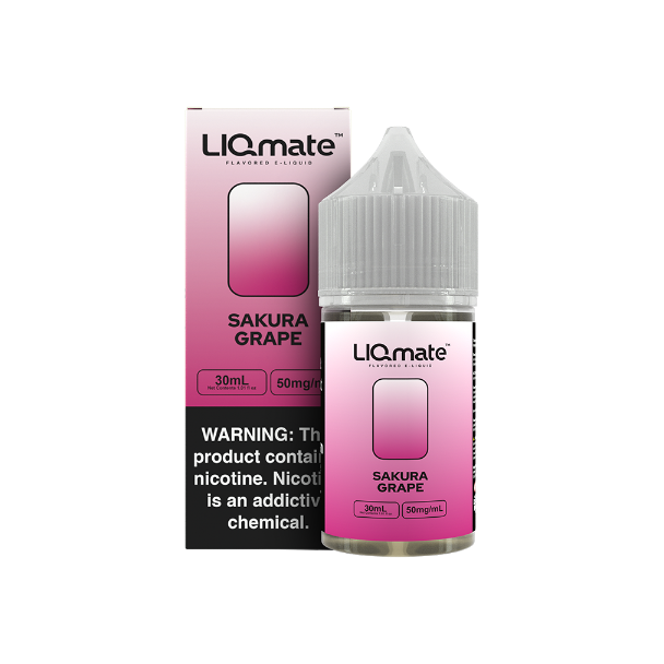 Best Deal 7Daze Liqmate Salt Series 30mL E-Liquid - Grape Sakura 50mg