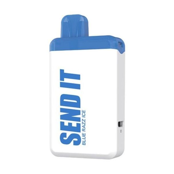 Blue Razz Ice SEND IT 5000 Puff Single Disposable Bulk Deal!