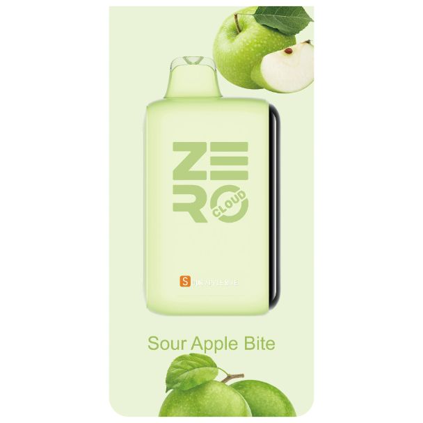 Sikary Cloud Zero 50,000 Puffs Disposable Sour Apple Bite