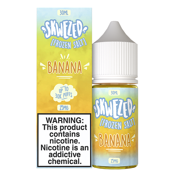 Skwezed Salt 30mL - Banana Frozen