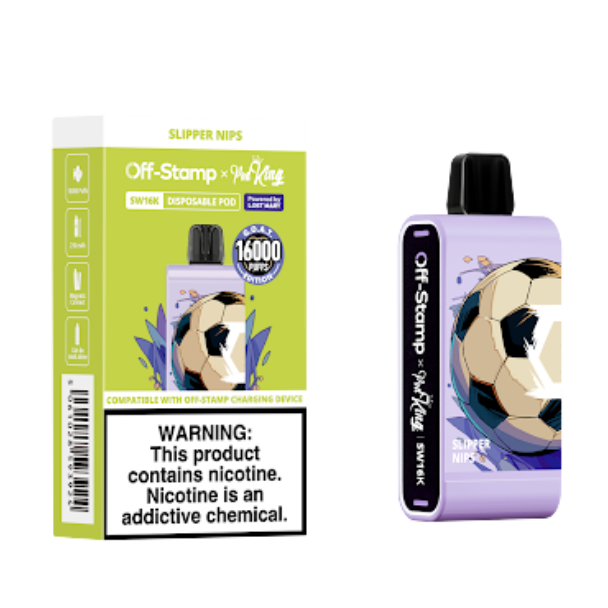 Off-Stamp x Pod King SW16000 Disposable Pod-Slipper Nips (Lychee Ice)