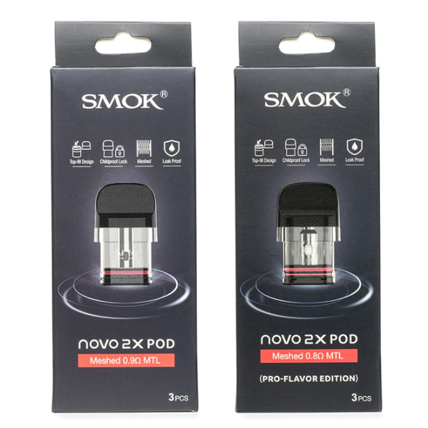 SMOK Novo 2X Replacement Pod 3-Pack for Ejuices Wholesale and bulk pricing from Ejuices Wholesale