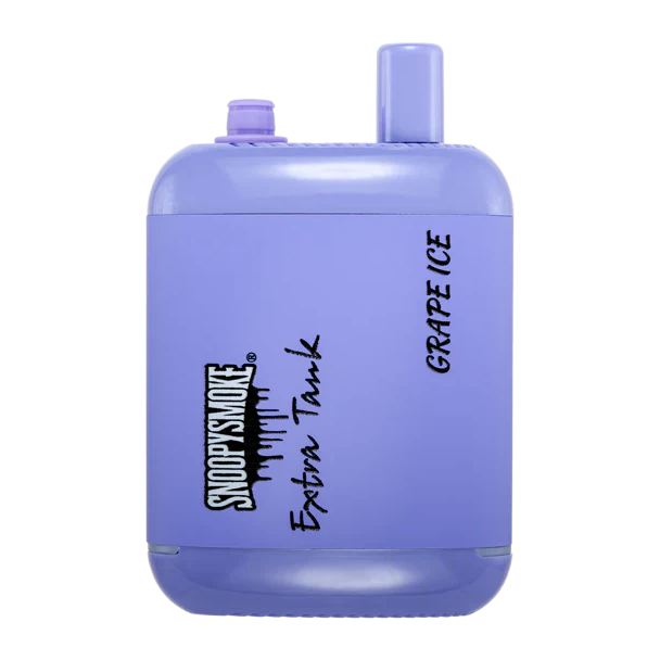 Best Deal SnoopySmoke Extra Tank 15000 Puffs Recharge Vape - Grape Ice