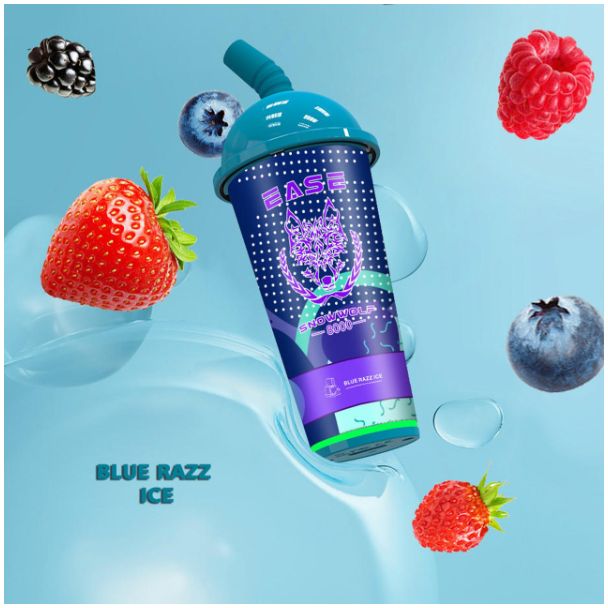 SnowWolf Ease 8000 Puffs Disposable Blue Razz Ice