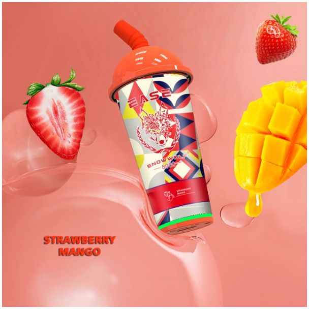 SnowWolf Ease 8000 Puffs Disposable Strawberry Mango