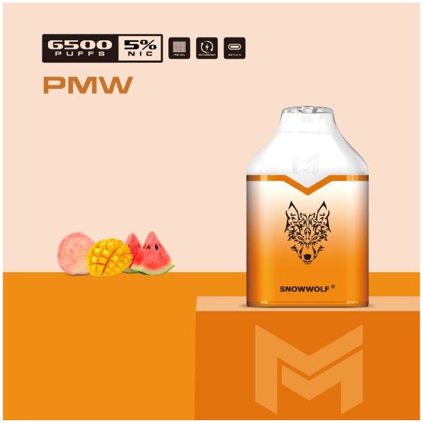 PMW Snowwolf Mino 6500 Puffs Single Disposable