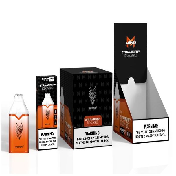Strawberry Mango Snowwolf Mino 6500 Puffs Disposable 10-Pack