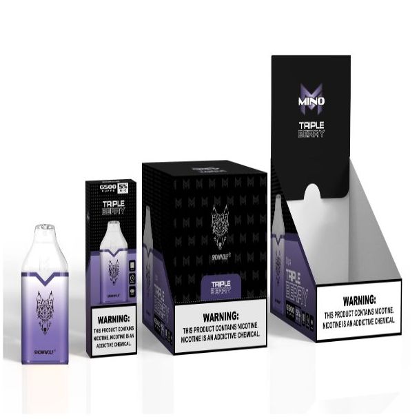 Triple Berry Snowwolf Mino 6500 Puffs Disposable 10-Pack