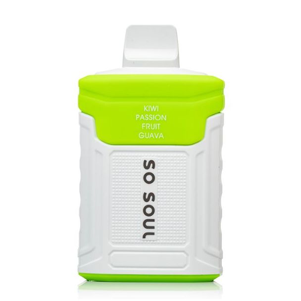 So Soul Y6000 6000 Puffs Disposable-10-Pack Kiwi Passion Fruit Guava