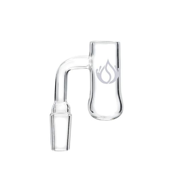 Social Glass Round-Bottom Quartz Banger 14mm